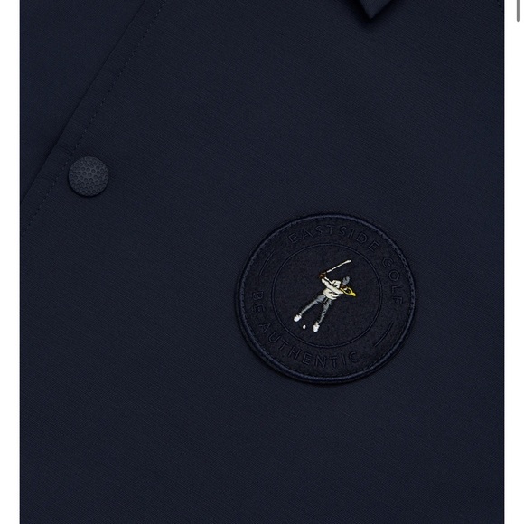 Mens Eastside Golf Midnight Navy Coaches Jacket Size Small - Picture 3 of 4